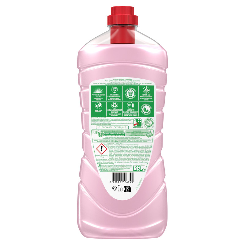 Pack de 3 - Ajax Flacon Nettoyant menager Fête des Fleurs Pivoine 1250ml