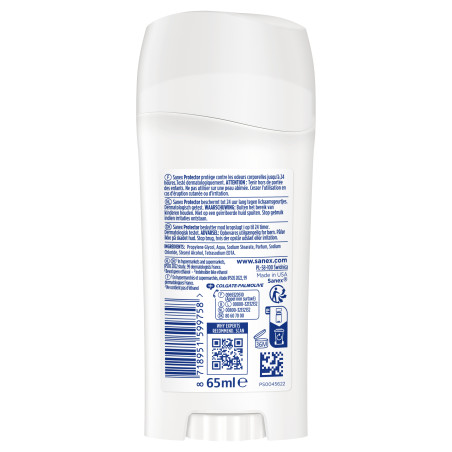 Pack de 3 - Déodorant Sanex Dermo Protection stick - 65ml