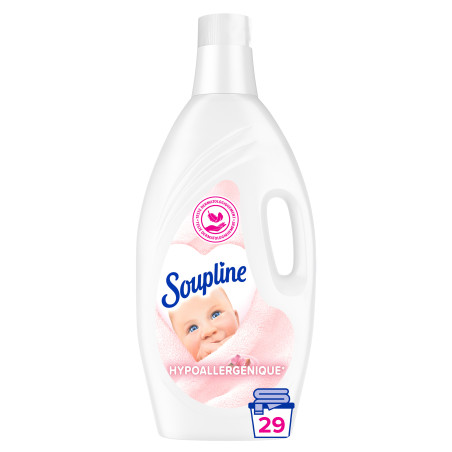 Adoucissant dilué Soupline 3D Hypoallergénique - 1,9L