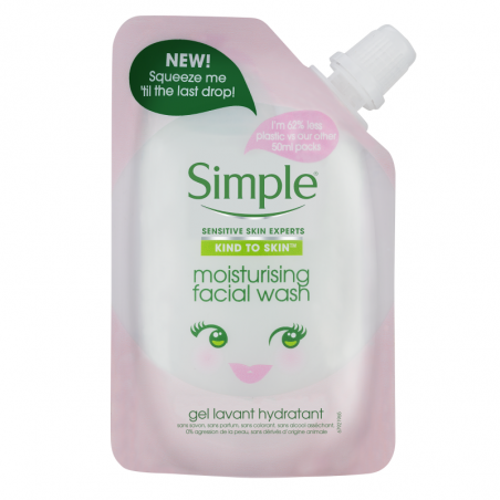 Pack de 12 Simple Mini Gel Lavant 50ml