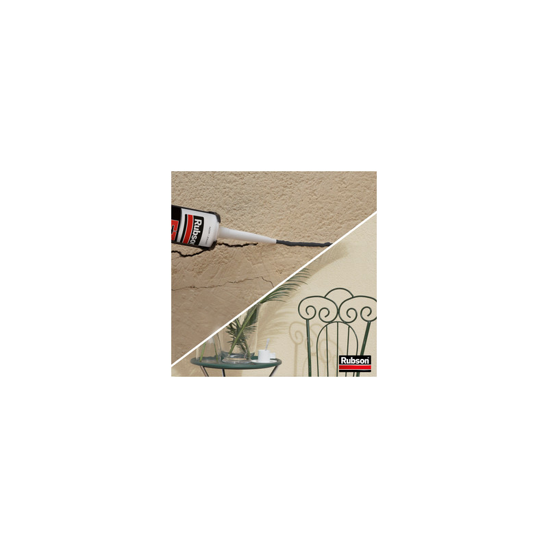 Pack de 3 - RUBSON Mastic FT 101 Joint Fissure Colle Noir Cart 280ml