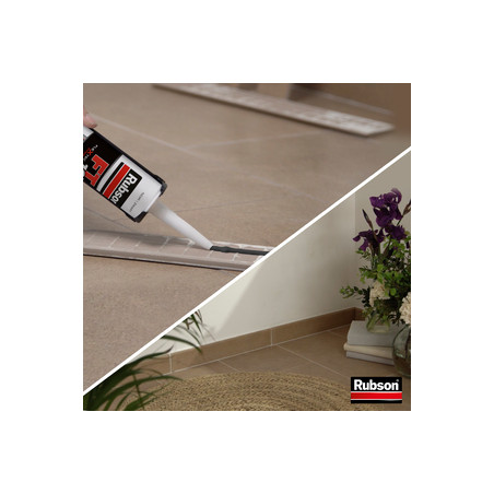 Pack de 3 - RUBSON Mastic FT 101 Joint Fissure Colle Noir Cart 280ml