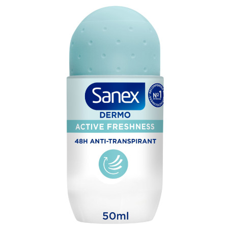 Pack de 3 - Déodorant Sanex active freshness Bille - 50ml Pack de 3 - Déodorant Sanex active freshness Bille - 50ml