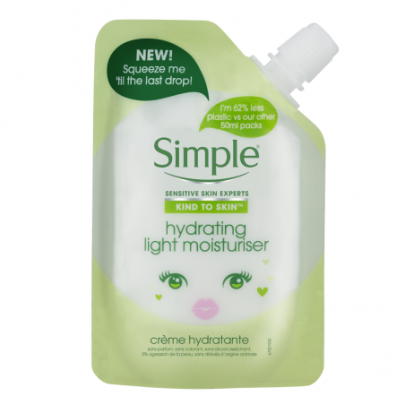Pack de 12 Simple Crème Hydratante 50ml