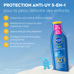 Pack de  2 - Nivea Sun - Lait Kids Protect & Hydrate FPS 50+ 200ml (**) 2
