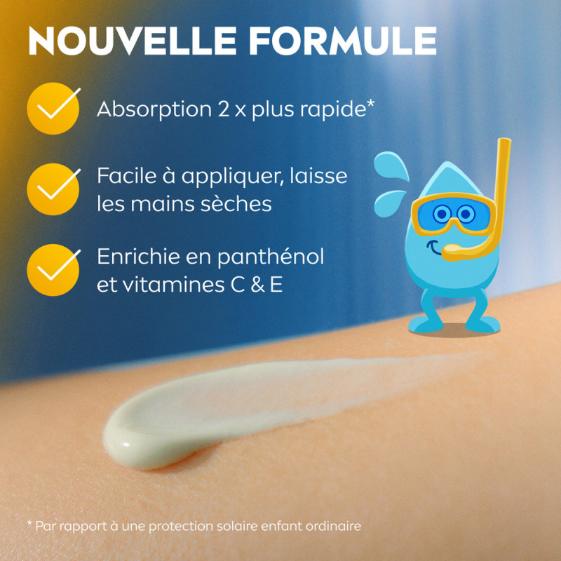 Pack de  2 - Nivea Sun - Lait Kids Protect & Hydrate FPS 50+ 200ml (**)