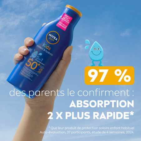 Pack de  2 - Nivea Sun - Lait Kids Protect & Hydrate FPS 50+ 200ml (**)