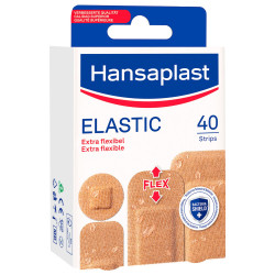 Pack de  2 - Hansaplast - Pansements Elastic x40 - 4 Tailles 2