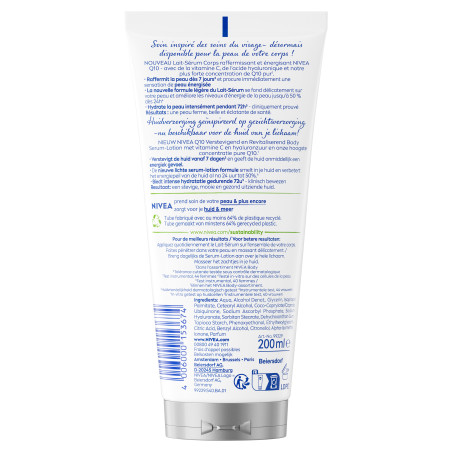 Pack de  2 - Nivea - Sérum Lait Revitalisant Fermeté Q10 + Vitamine C 200ml (**)