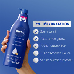 Pack de  2 - Nivea - Lait Crème Nourrissant Peaux Très Sèches 625ml 2