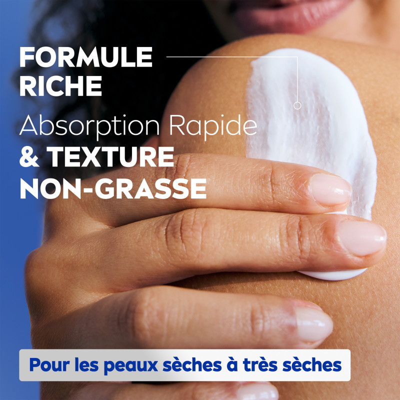 Pack de  2 - Nivea - Lait Crème Nourrissant Peaux Très Sèches 625ml