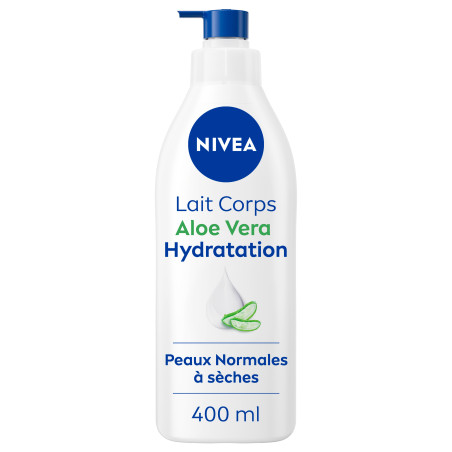 Pack de  2 - Nivea - Lait Aloe & Hydratation Peaux Normales à Sèches 400ml