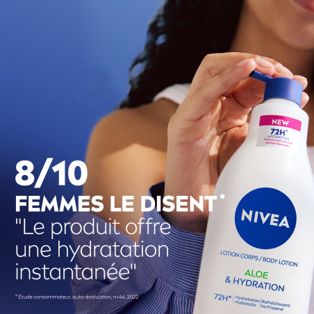 Pack de  2 - Nivea - Lait Aloe & Hydratation Peaux Normales à Sèches 400ml