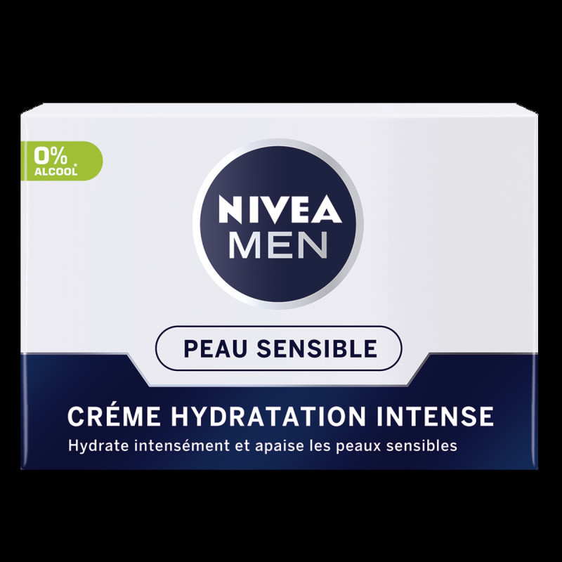 Pack de  2 - Nivea Men - PEAU SENSIBLE Crème Hydratation Intense 50ml