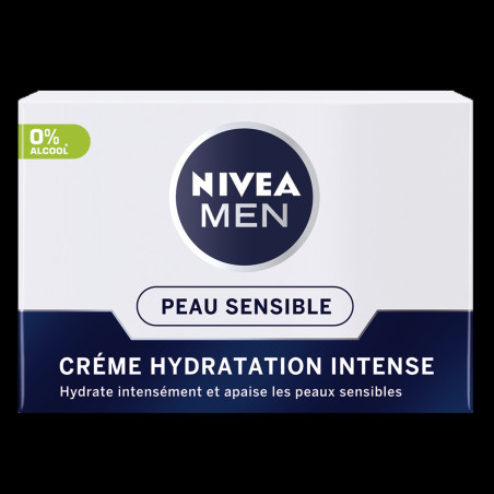 Pack de  2 - Nivea Men - PEAU SENSIBLE Crème Hydratation Intense 50ml