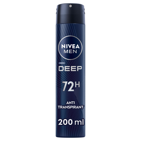 Pack de  3 - Nivea Men - Atomiseur Masculin Deep 200ml