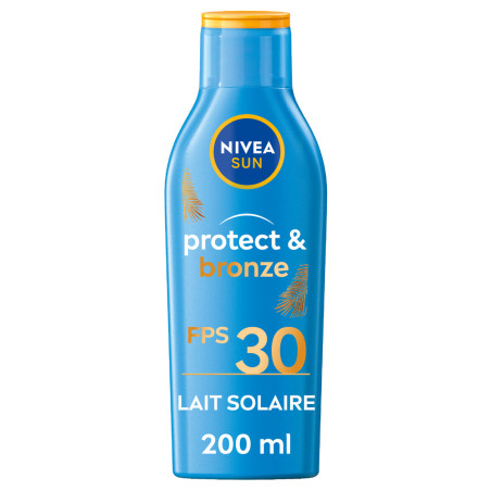 Pack de  2 - Nivea Sun - Lait Protect & Bronze FPS 30 200ml