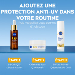 Pack de  2 - Nivea Sun - Primer UV Visage Daily 2-en-1 FPS 50+ 30ml (**) 2