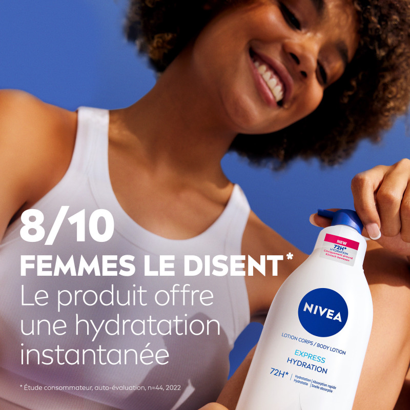Pack de  2 - Nivea - Lait Hydratation Express  Peaux Normales à Sèches 250ml
