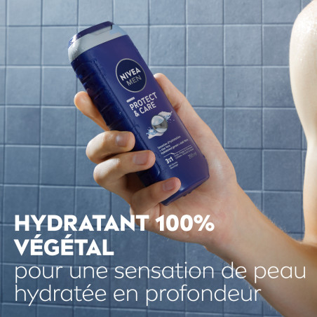 Pack de  3 - Nivea Men - Douche Protect & Care 250ml