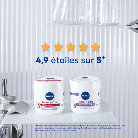 Pack de  3 - Nivea - Repair & Care Crème multi-usages Peaux Sèches 400ml