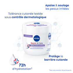 Pack de  3 - Nivea - Repair & Care Crème multi-usages Peaux Sensibles 400ml 2