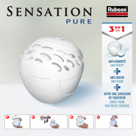 Rubson - Recharge Sensation 3En1 Aroma Relax Lavande Lot De 2 Recharges Rubson - Recharge Sensation 3En1 Aroma Relax Lavande Lot De 2 Recharges