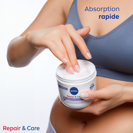 Pack de  3 - Nivea - Repair & Care Crème multi-usages Peaux Sensibles 400ml