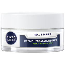Pack de  2 - Nivea Men - PEAU SENSIBLE Crème Hydratation Intense 50ml