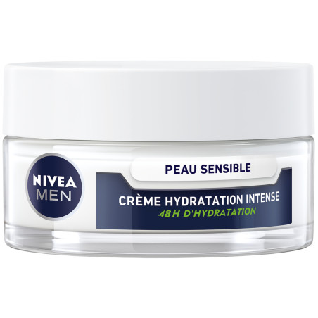 Pack de  2 - Nivea Men - PEAU SENSIBLE Crème Hydratation Intense 50ml
