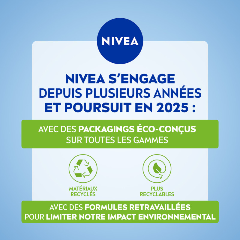 Pack de 2 - NIVEA - Déodorant Spray Anti-transpirant 72H Derma Control Defend Le spray de 200ml