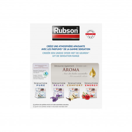 Rubson - Recharge Sensation 3En1 Neutre Pure Lot De 2 Recharges