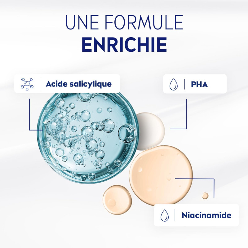 Pack de 2 - NIVEA - Eau Micellaire Démaquillant Peaux à Imperfections Derma Le flacon de 400ml