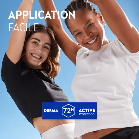 Pack de 2 - NIVEA - Déodorant Bille Anti-transpirant 72H Derma Control Defend Le roll-on de 50ml