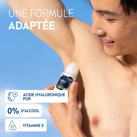 Pack de 2 - NIVEA MEN - Déodorant Bille Anti-transpirant 72H Derma Control Sensitive Le roll-on de 50ml Pack de 2 - NIVEA MEN - Déodorant Bille Anti-transpirant 72H Derma Control Sensitive Le roll-on de 50ml