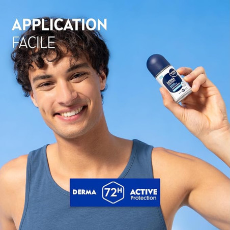 Pack de 2 - NIVEA MEN - Déodorant Bille Anti-transpirant 72H Derma Control Defend Le roll-on de 50ml Pack de 2 - NIVEA MEN - Déodorant Bille Anti-transpirant 72H Derma Control Defend Le roll-on de 50ml