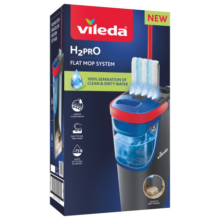 Vileda - H2pro Flat mop box