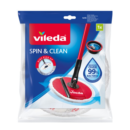Vileda - Pack de 3 - Recharge Spin & Clean