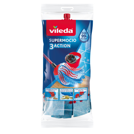 Pack de 2 - Vileda - Supermocio 3 Action recharge