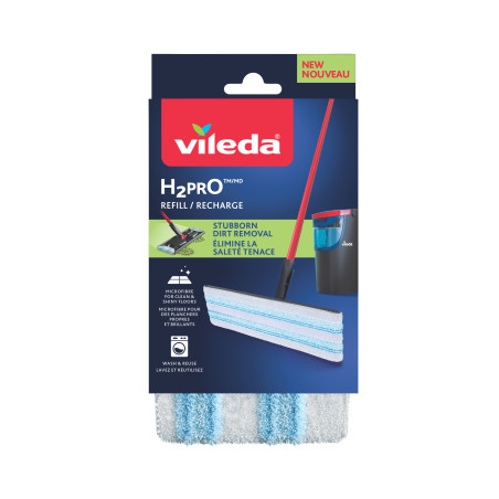 Pack de 2 - Vileda - H2pro Flat mop recharge