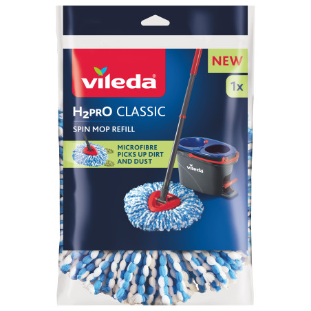 Pack de 2 - Vileda - H2Pro Spin mop recharge