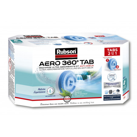 Rubson - Recharge Aero 360 Nature Experience Source De Fraîcheur Lot De 4 Recharges