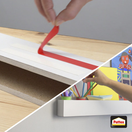 Pattex - Adhésif Fixation Ncnv Double Face 120Kg 19Mm*1.5M Pattex - Adhésif Fixation Ncnv Double Face 120Kg 19Mm*1.5M