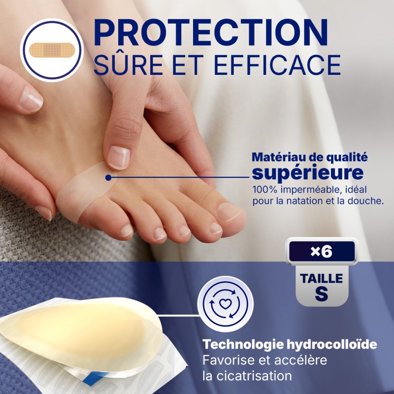 HANSAPLAST AMPOULE PETITE TAILLE - Boîte de 6 pansements