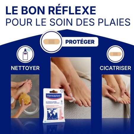 HANSAPLAST AMPOULE PETITE TAILLE - Boîte de 6 pansements