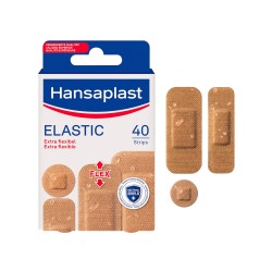 Pansements Elastic Prédécoupés Extra-Flexibles HANSAPLAST 40 pansements