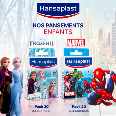 HANSAPLAST - 20 Pansements Avengers (Disney)