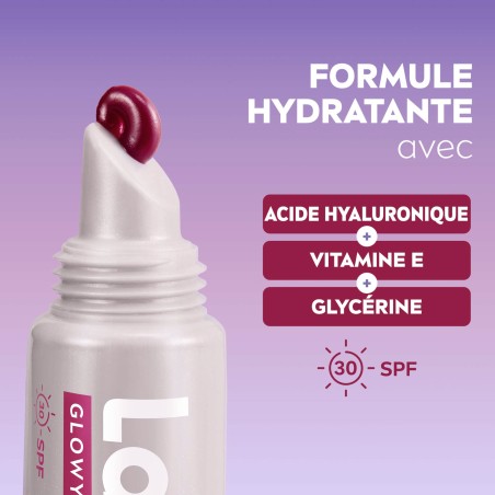 Baume soin des lèvres Tube Hyaluron Glow Berry Tinted LABELLO 10ml