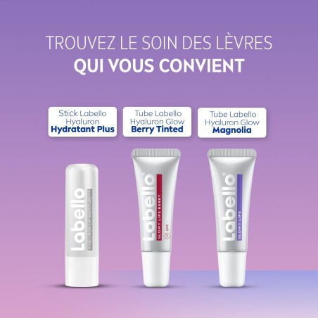 Baume soin des lèvres Tube Hyaluron Glow LABELLO 10ml