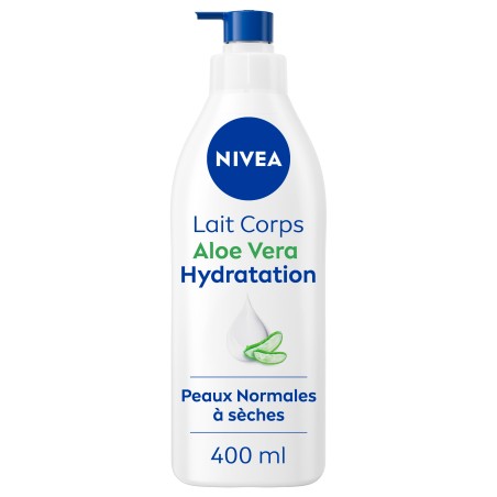 Lait Corps Hydratant Aloe Vera Peaux Normales à Sèches NIVEA 400ml